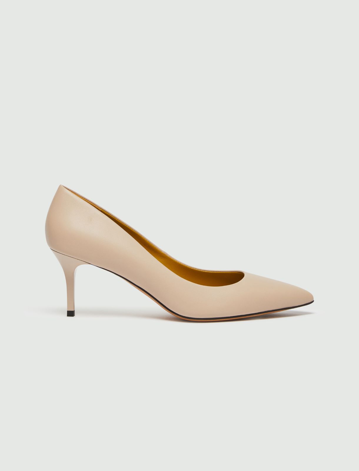 Leather court shoes - Beige - Marella - 2