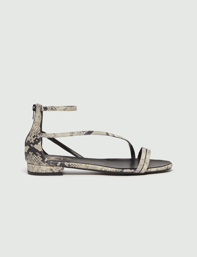 Flat sandals - Dark brown - Marella