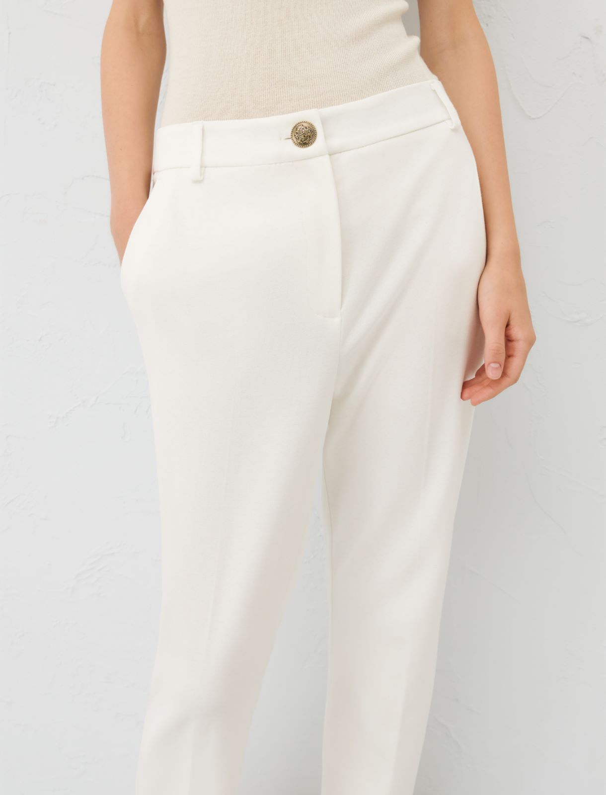 Pantalon chino - Blanc - Marella - 4