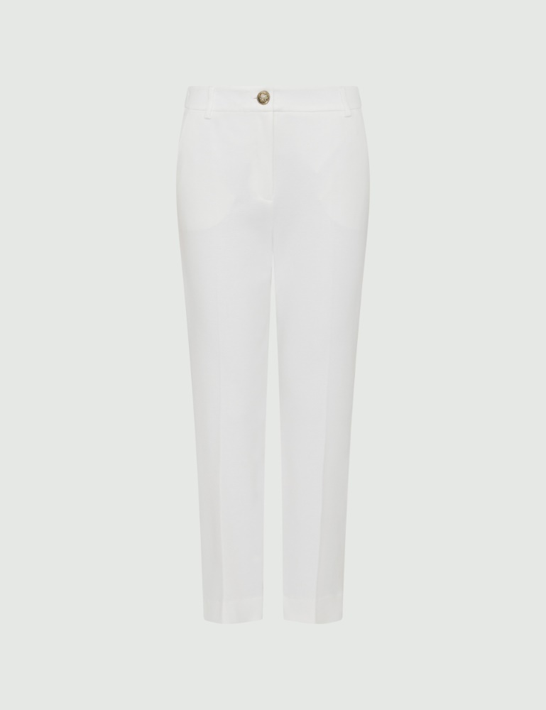 Buy STOP White Stripes Tailored Fit Women's Formal Wear Trouser | Shoppers  Stop