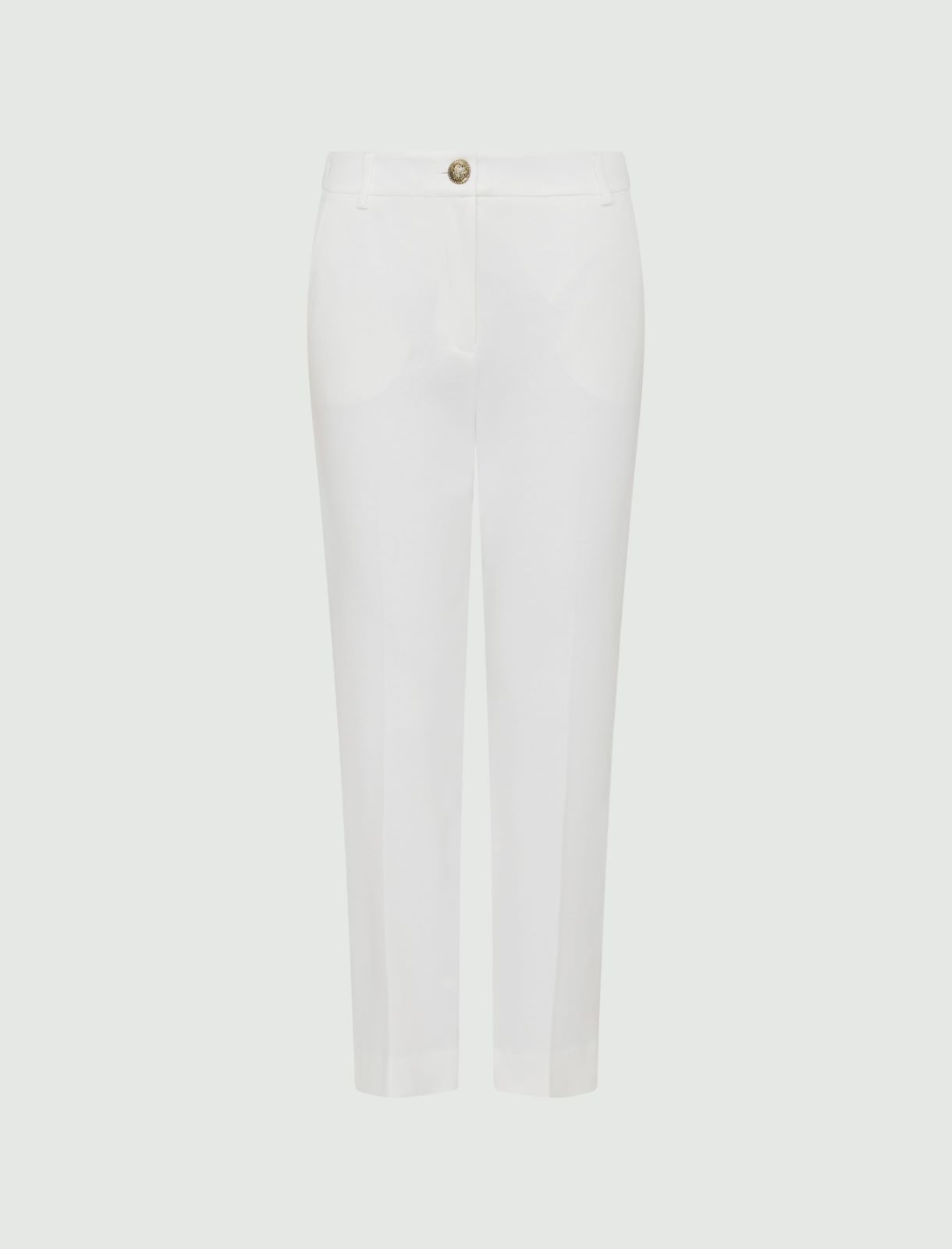 Chino trousers - White - Marella - 2