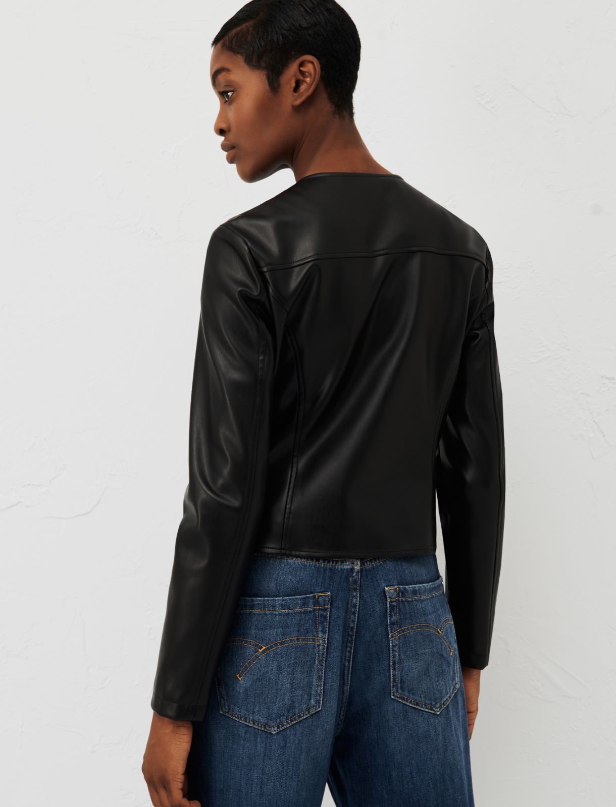 Zip-up jacket, black | Marella 