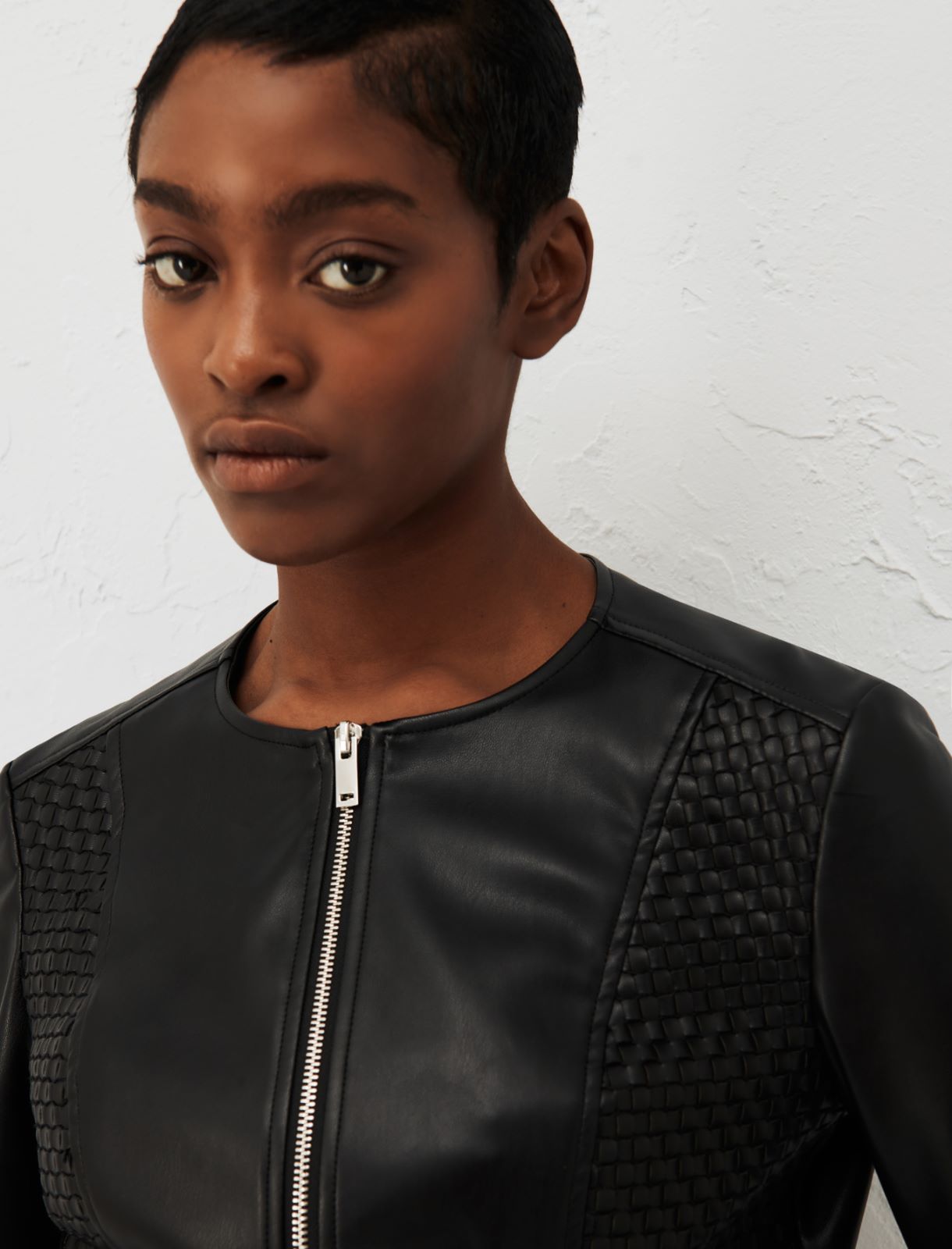 Zip-up jacket, black | Marella 