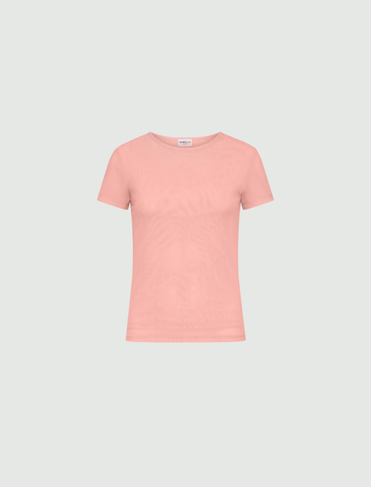 Tulle T-shirt - Peach - Marella - 5