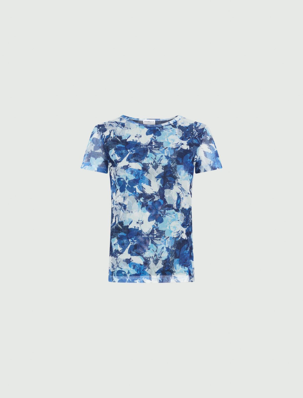 T-shirt en tulle - Bleu - Marella - 5