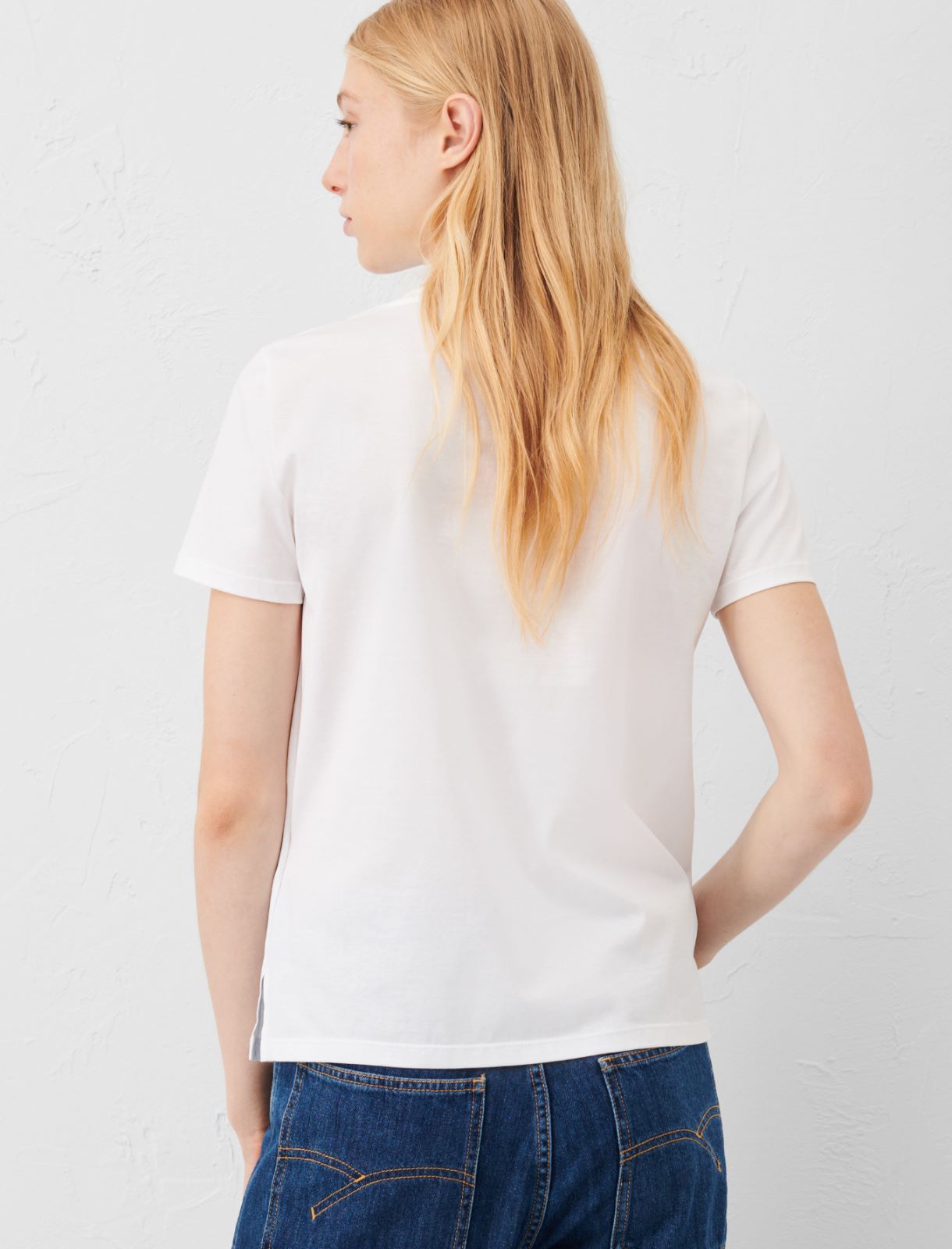 T-shirt en jersey - Blanc neutre - Marella - 2