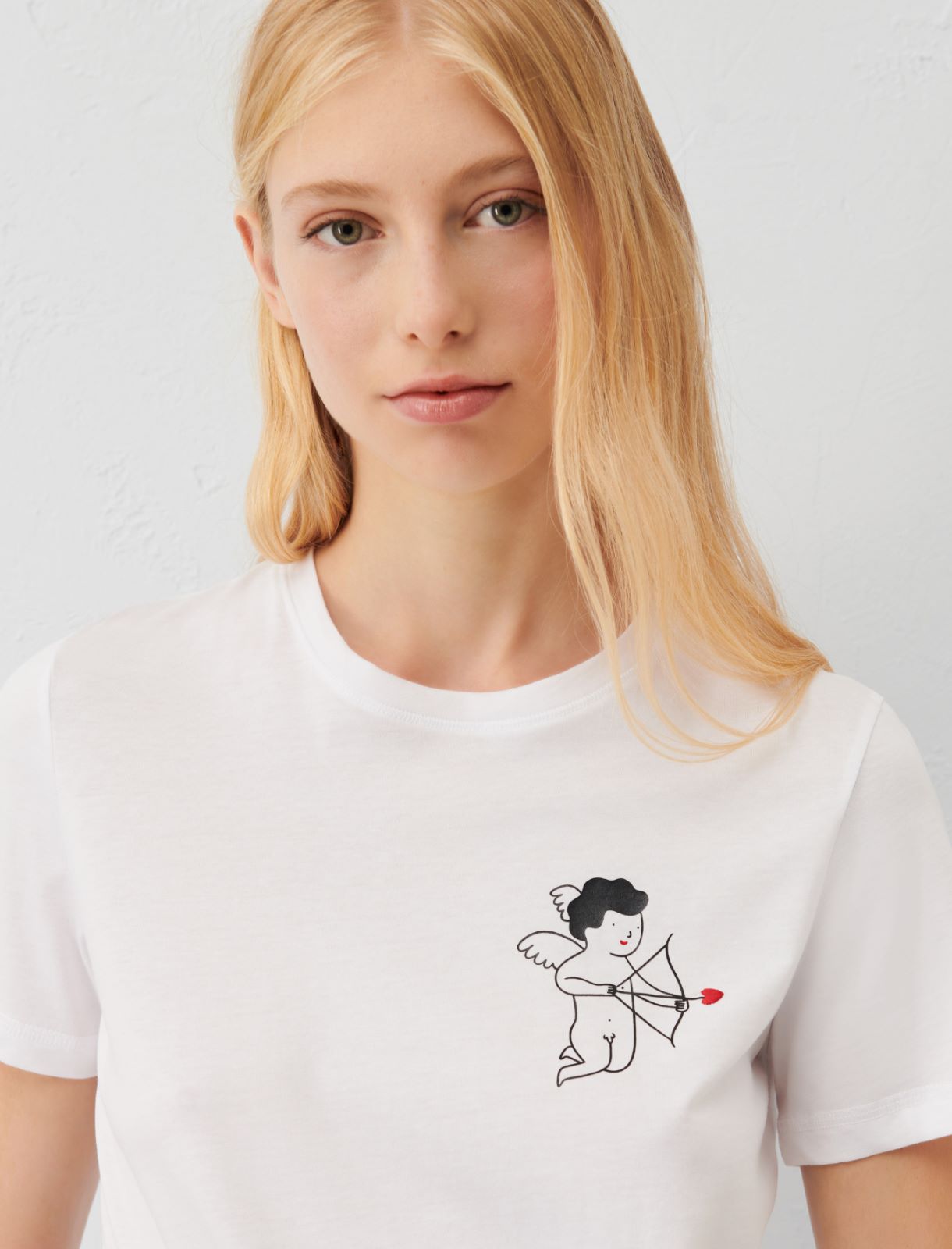T-shirt en jersey - Blanc neutre - Marella - 4