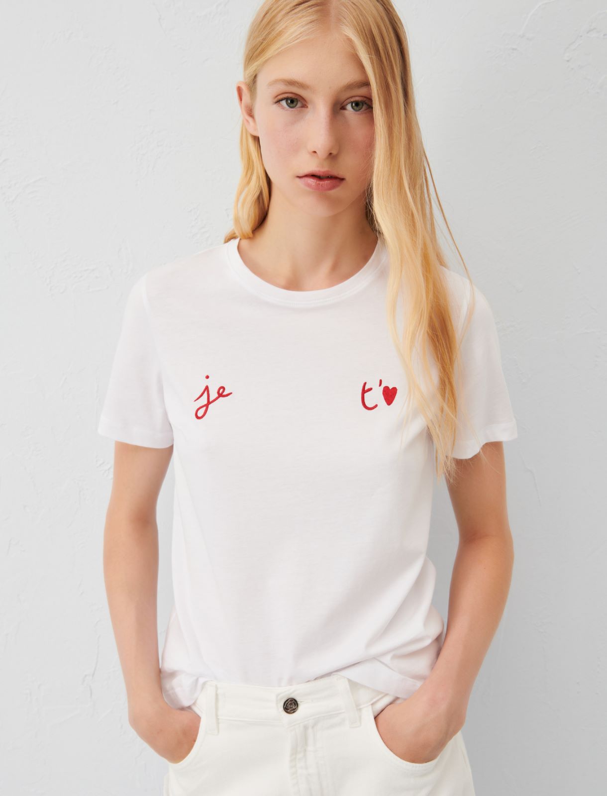 T-shirt en jersey - Blanc neutre - Marella - 3
