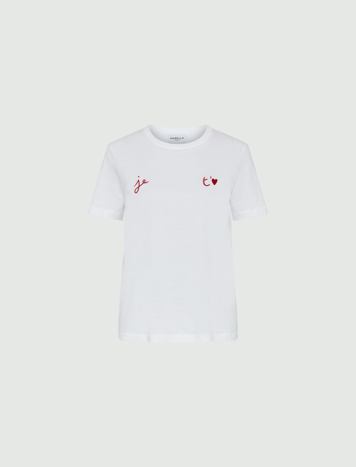 T-shirt en jersey - Blanc neutre - Marella - 5