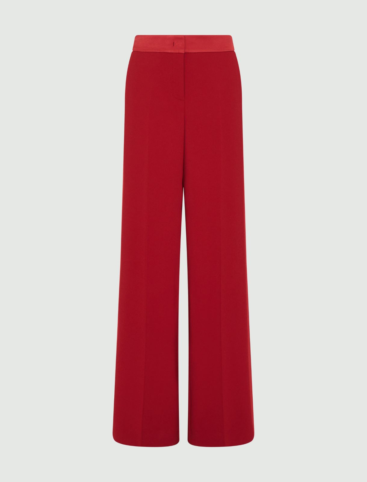 Pantalon straight leg - Rouge - Marella - 5