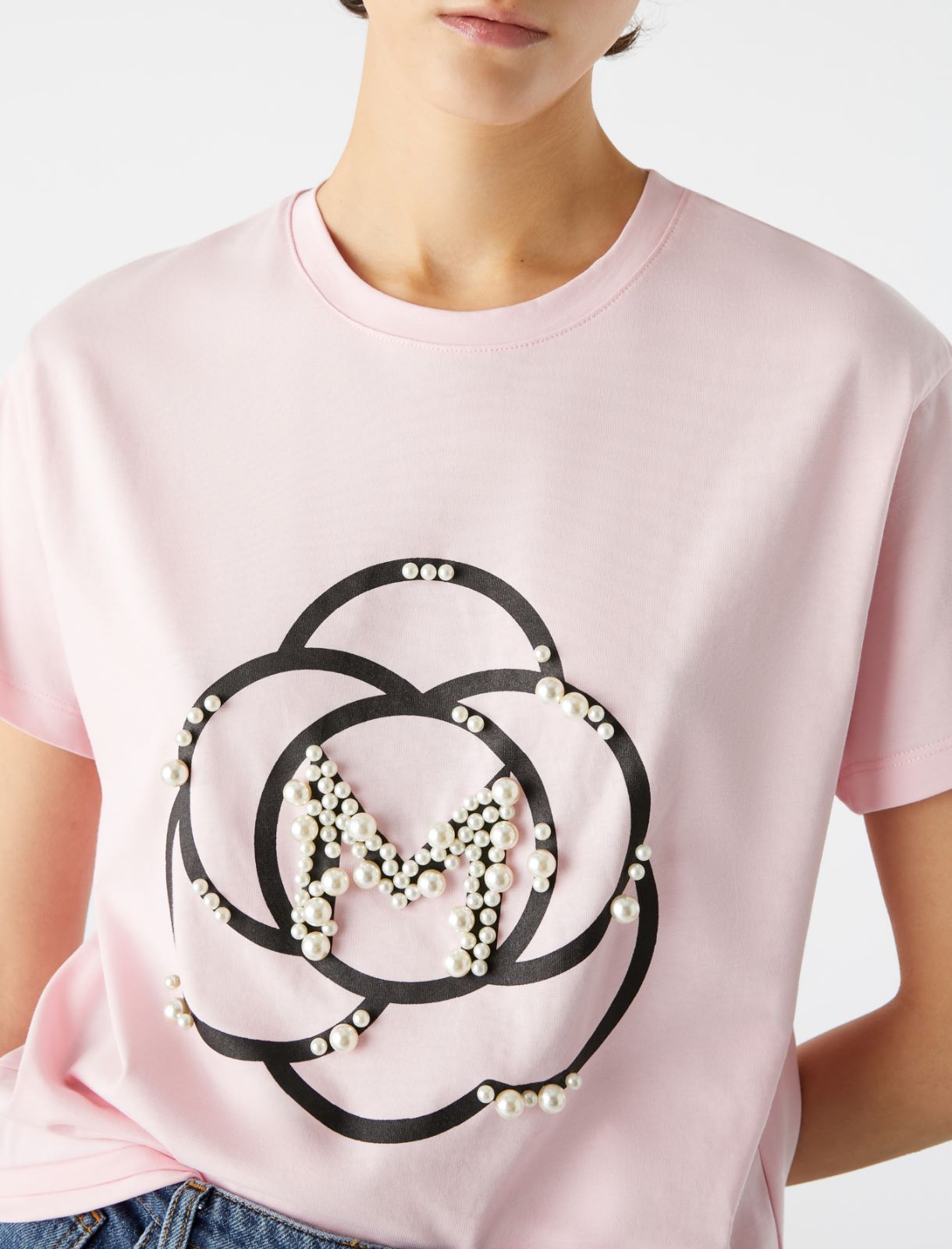 T-shirt avec logo - Rose - Marella - 4