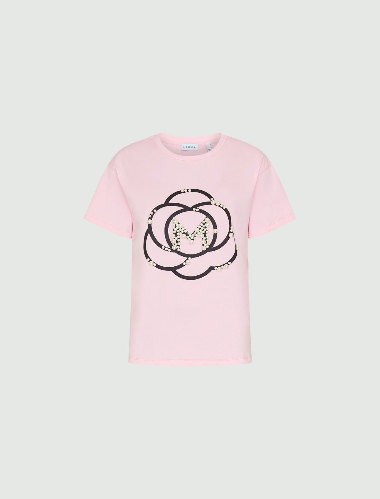 T-shirt avec logo - Rose - Marella - 5