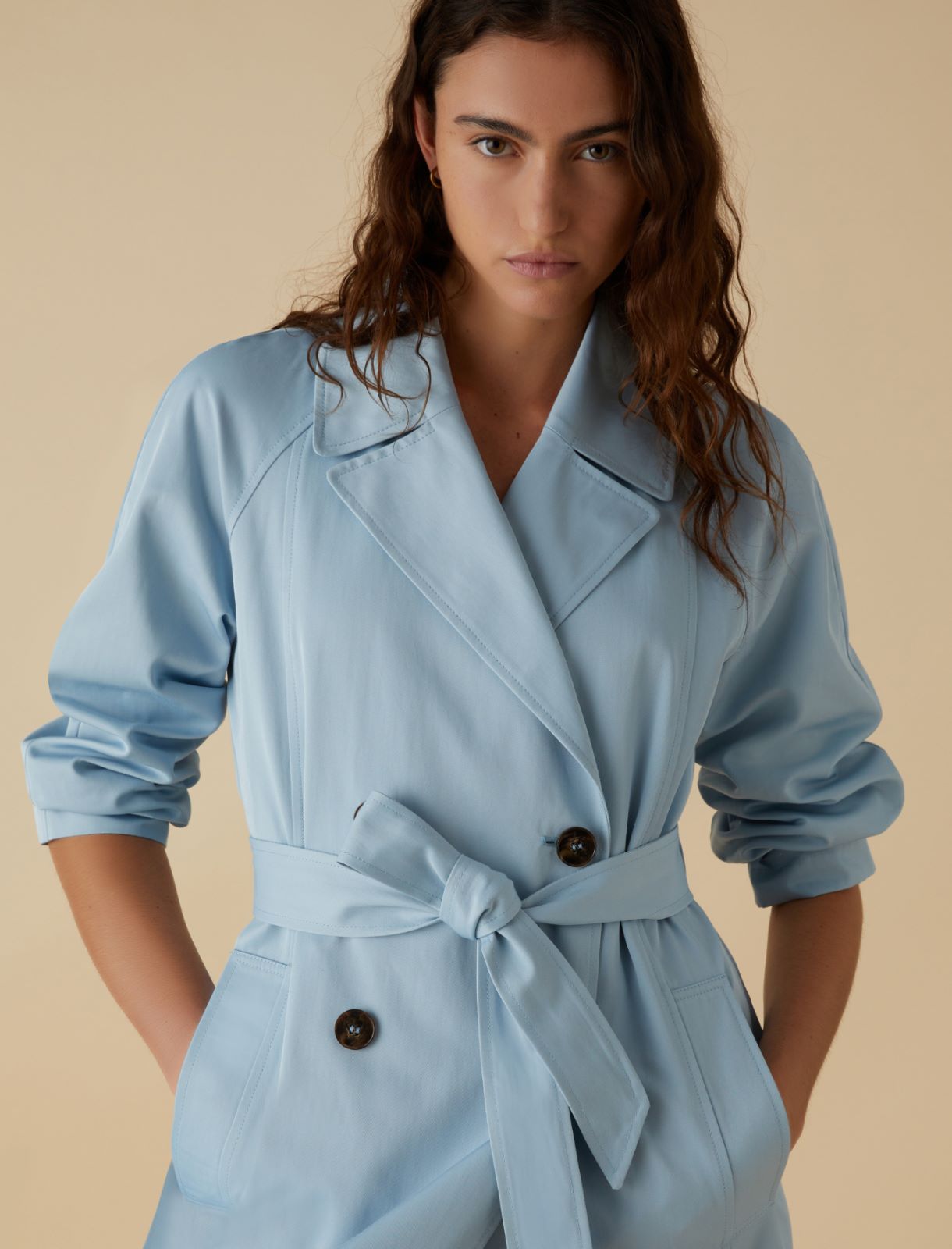 Trench Coat Women light blue – Moongoose – Down jackets, coats, puffers