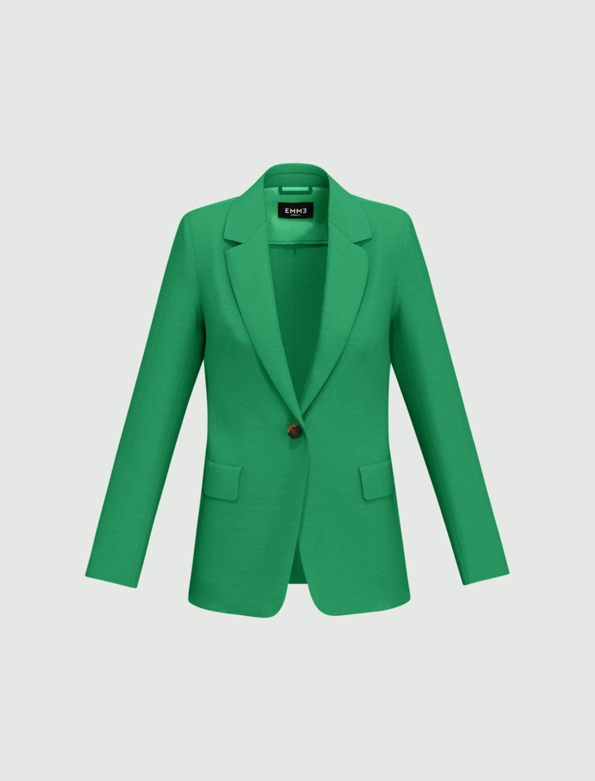 Linen blazer - Emerald - Emme - 2