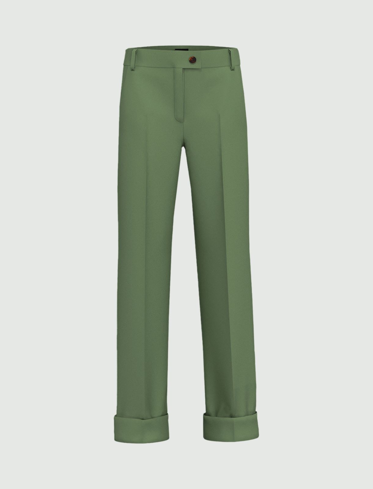 Pantalon straight leg - Vert - Marella - 4