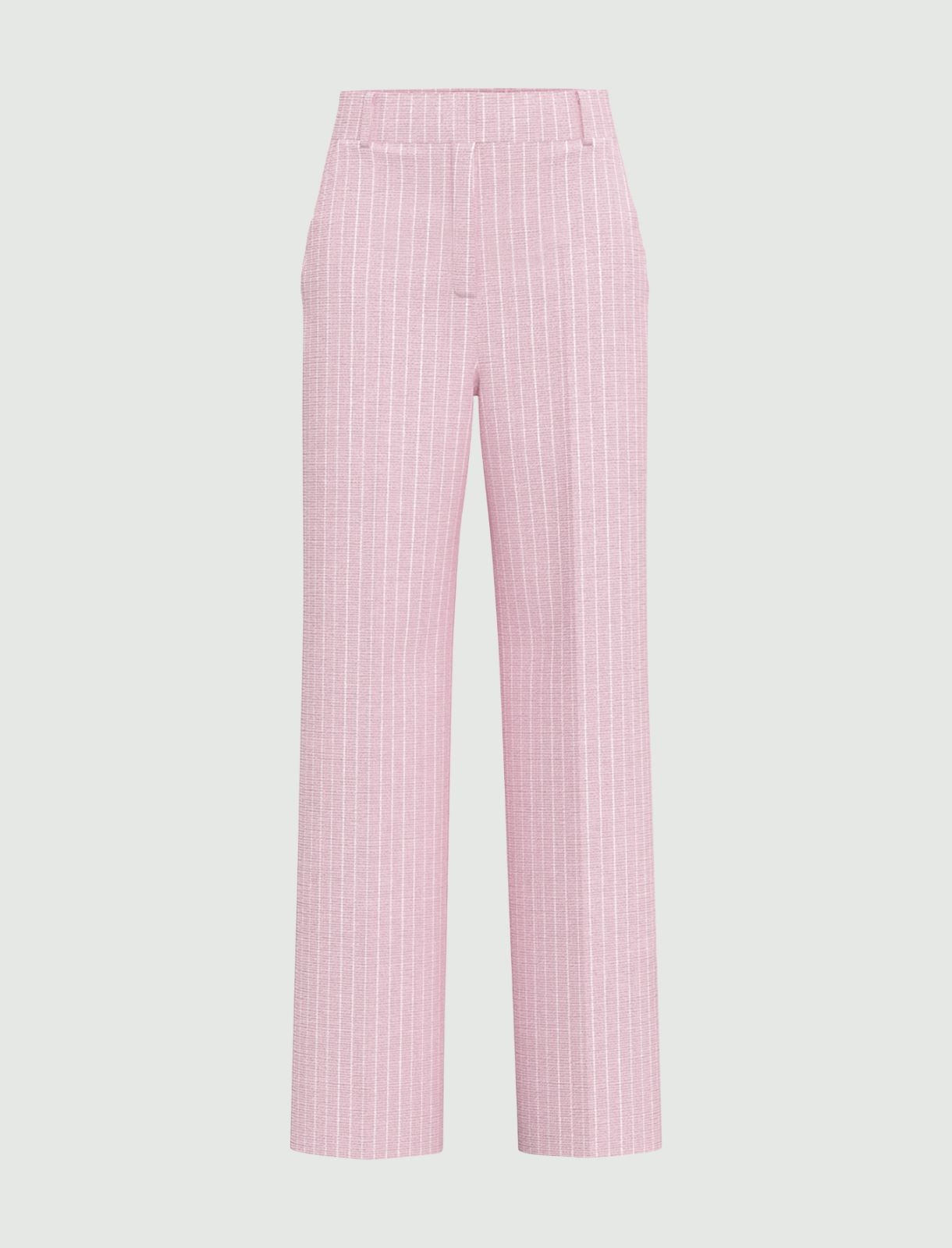 Pinstripe trousers - Pastel rose - Emme - 2