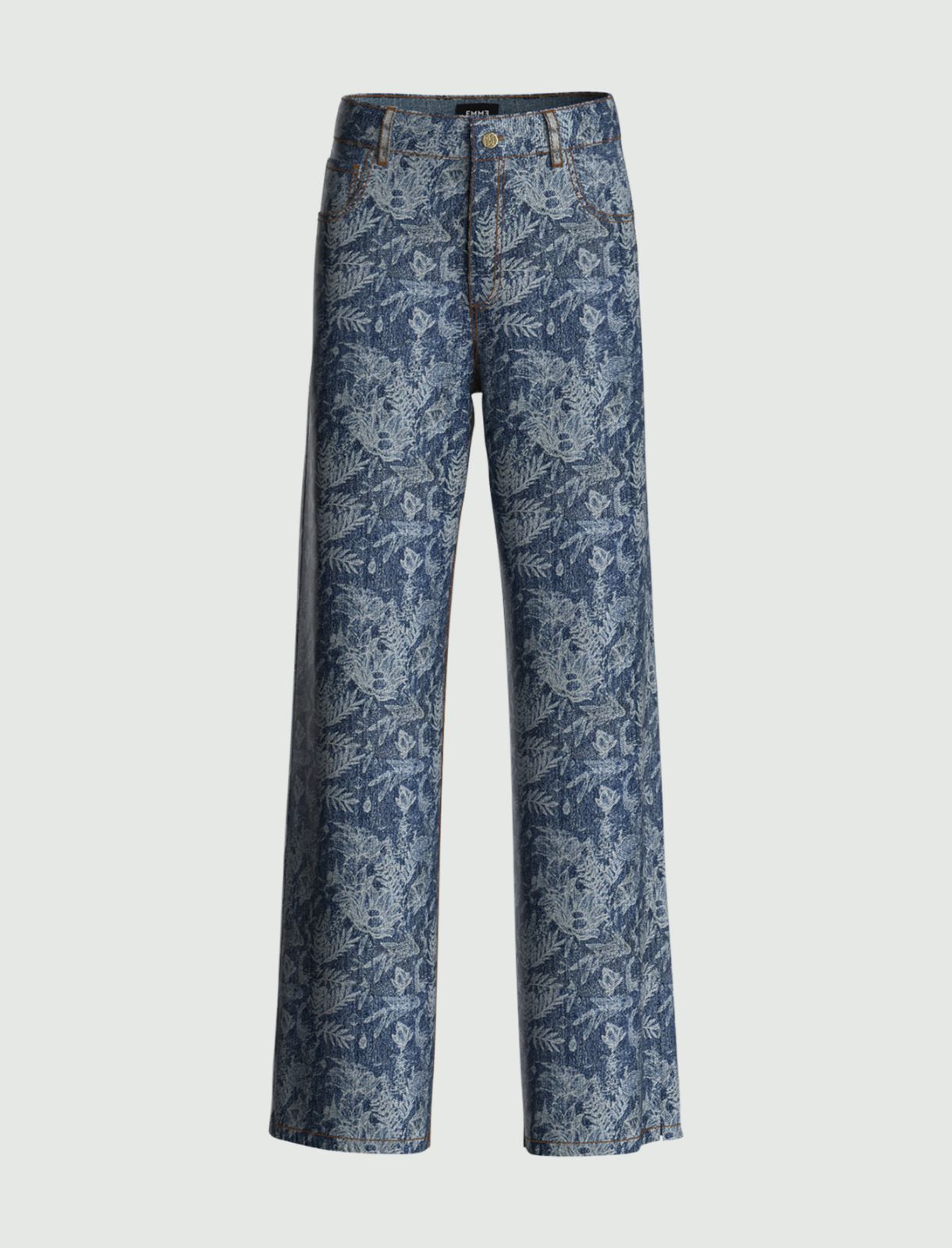 Jean à motif - Bleu jeans - Marella - 4