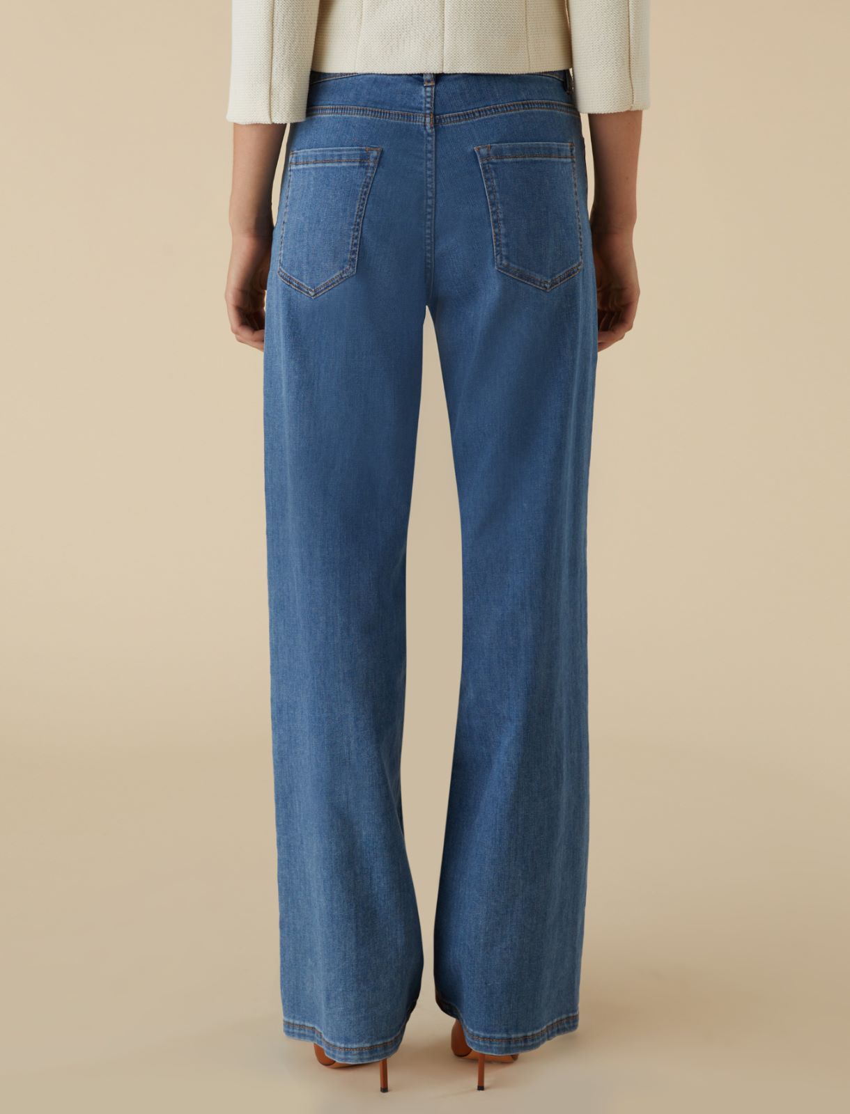 Jean straight leg - Bleu jeans - Marella - 2