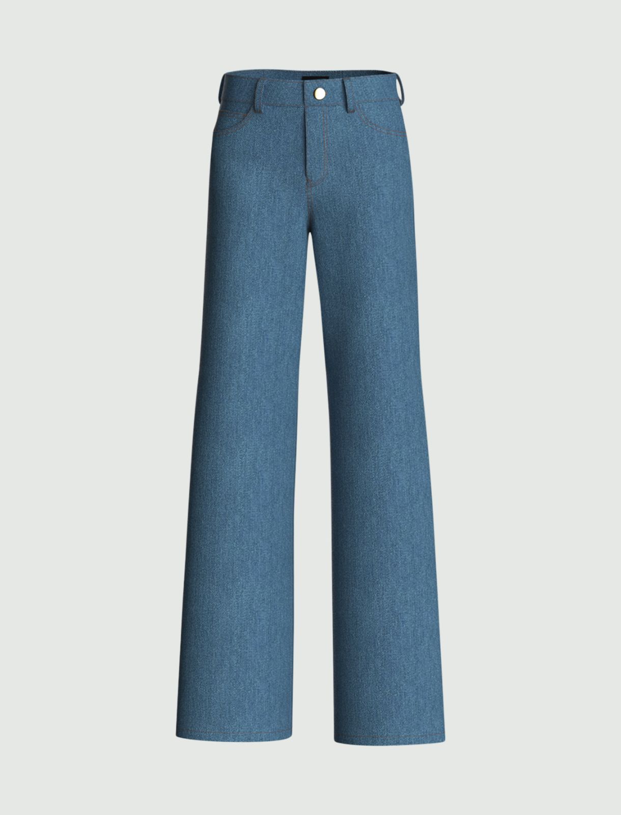 Jean straight leg - Bleu jeans - Marella - 4