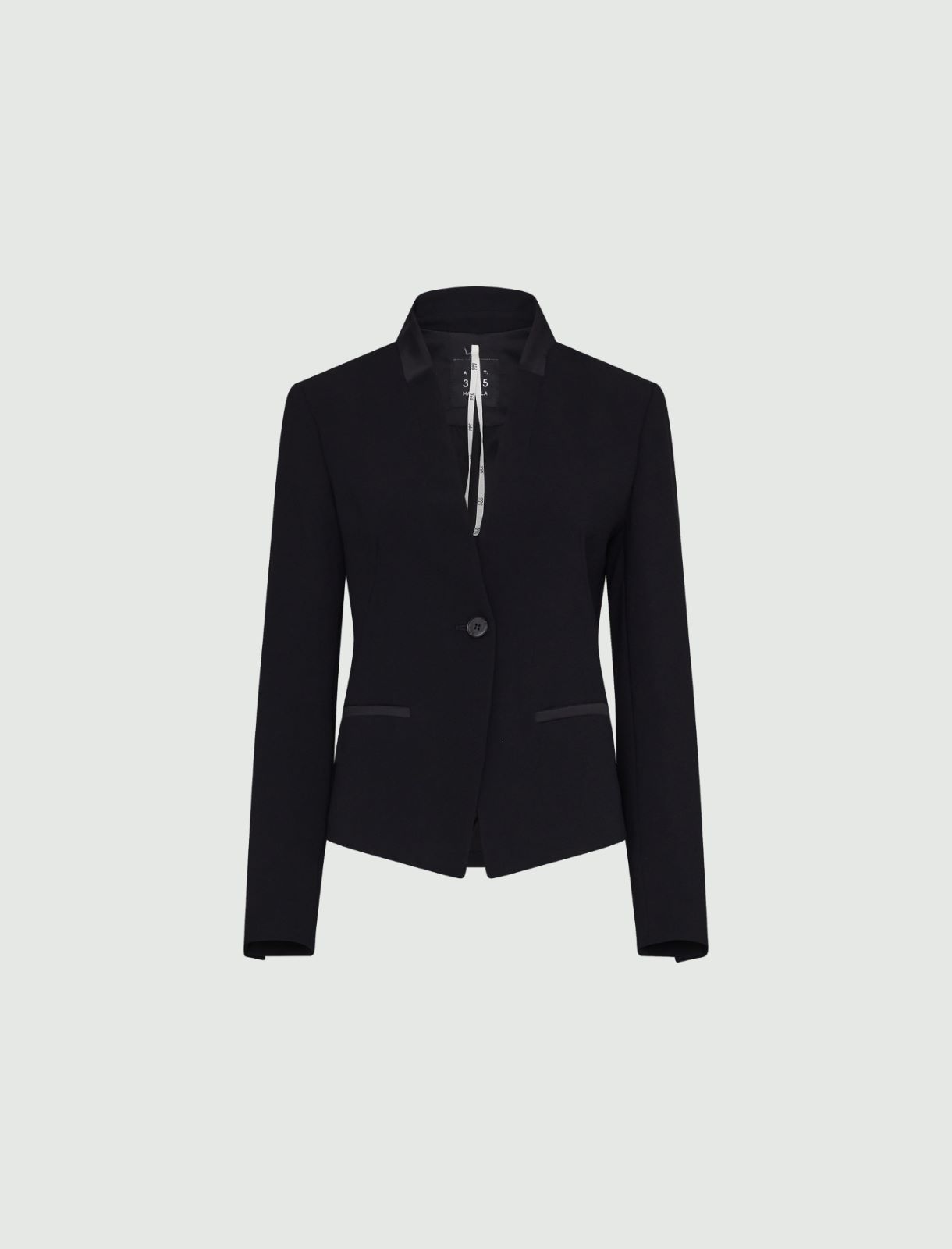 Blazer con collo in piedi - Nero - Marella - 2