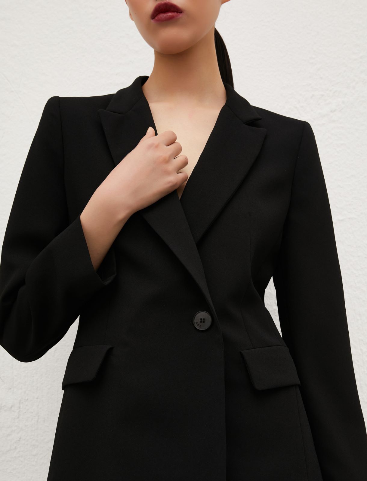 Blazer croisé - Noir - Marella - 4