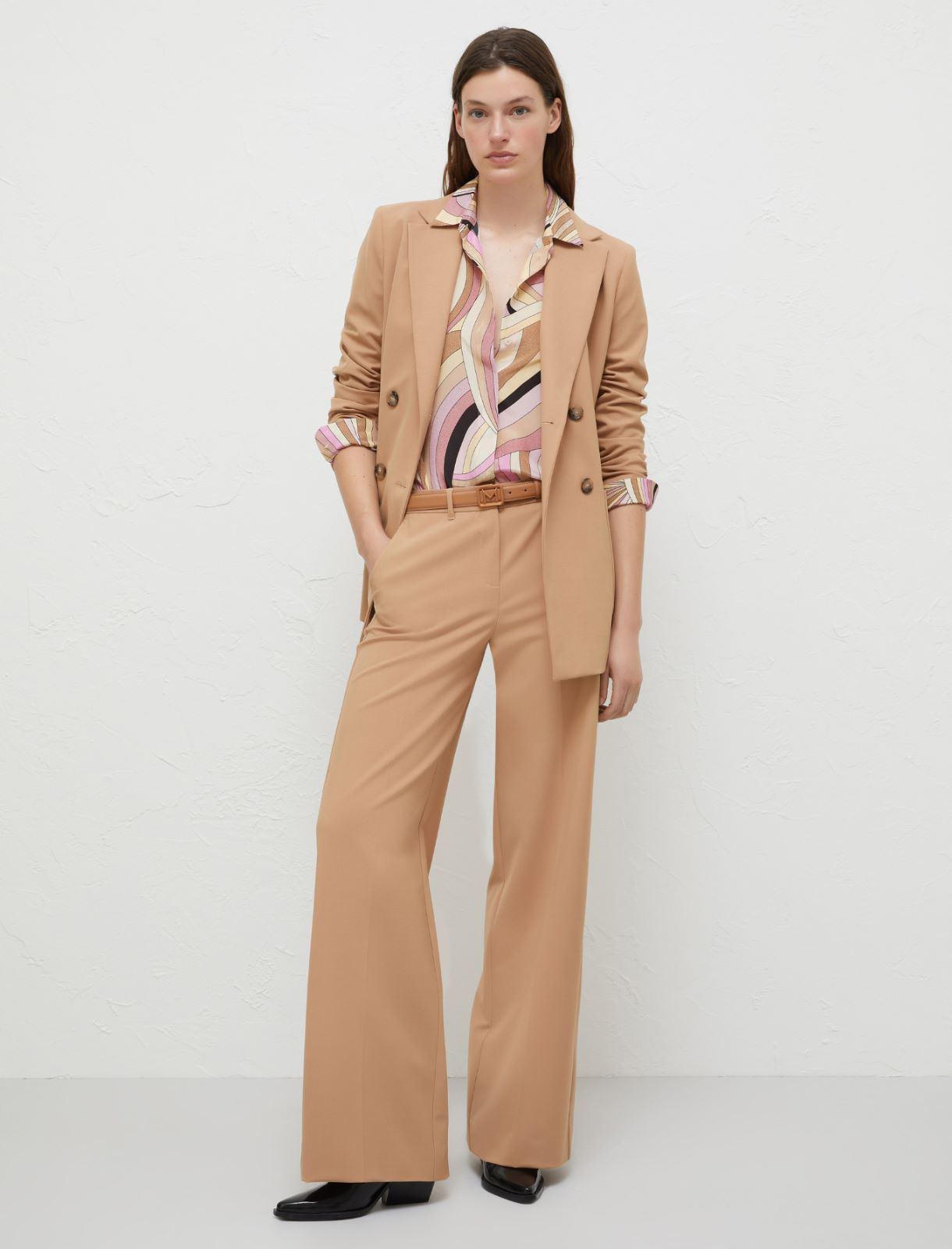 Long blazer - Camel - Marella