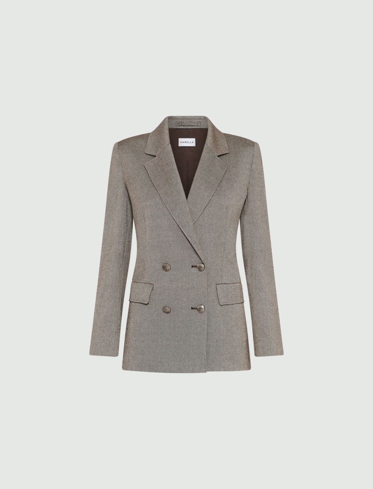 Blazer slim - Marrone - Marella - 2