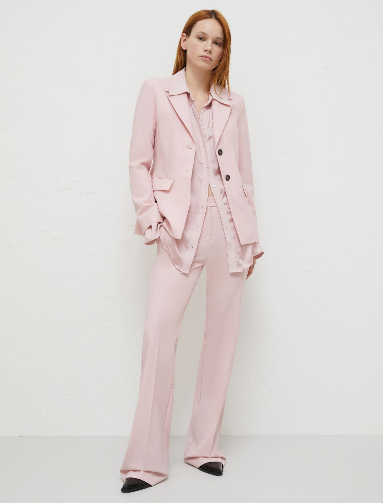 Blazer in tela - Rosa pastello - Marella