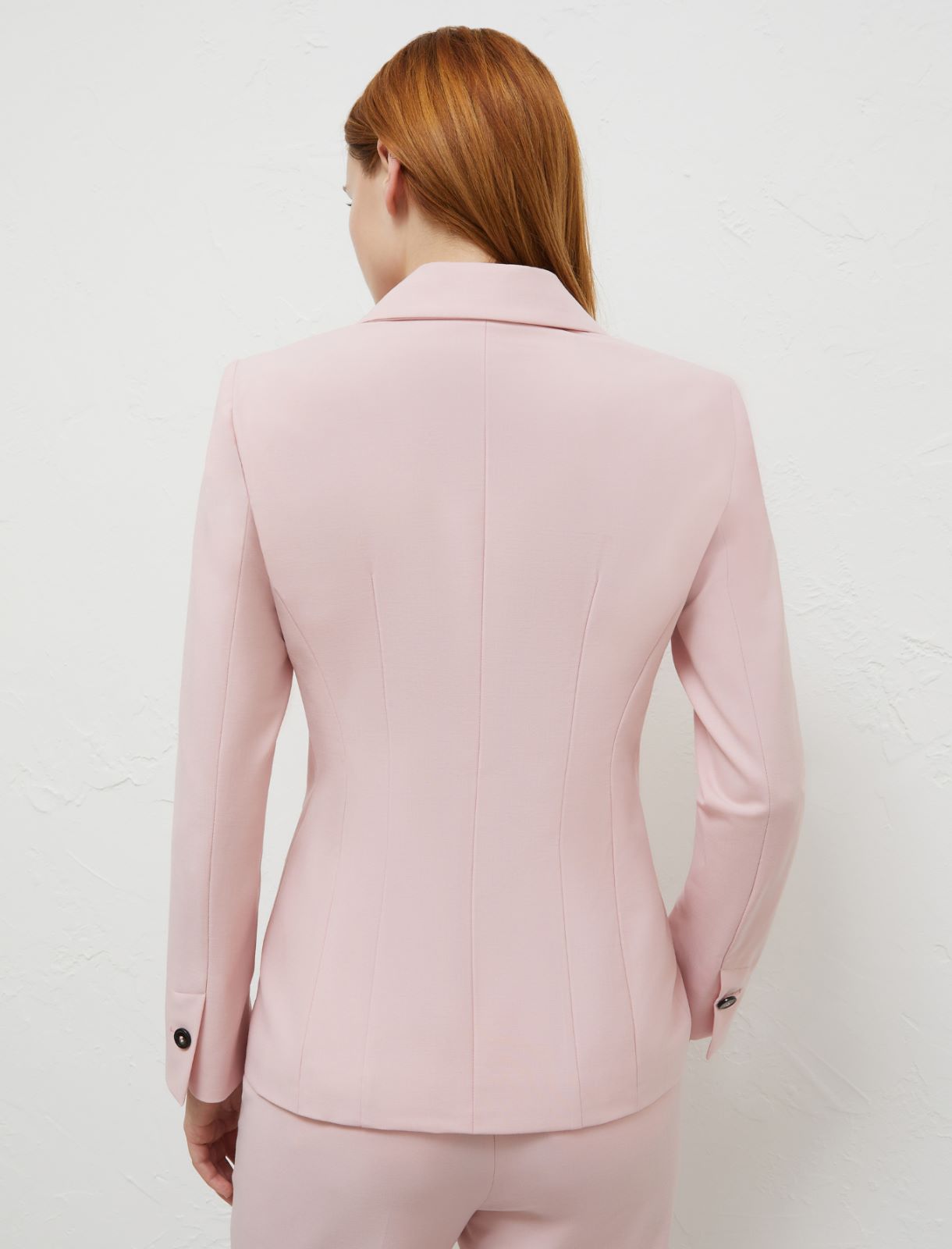 Blazer in tela - Rosa pastello - Marella - 2