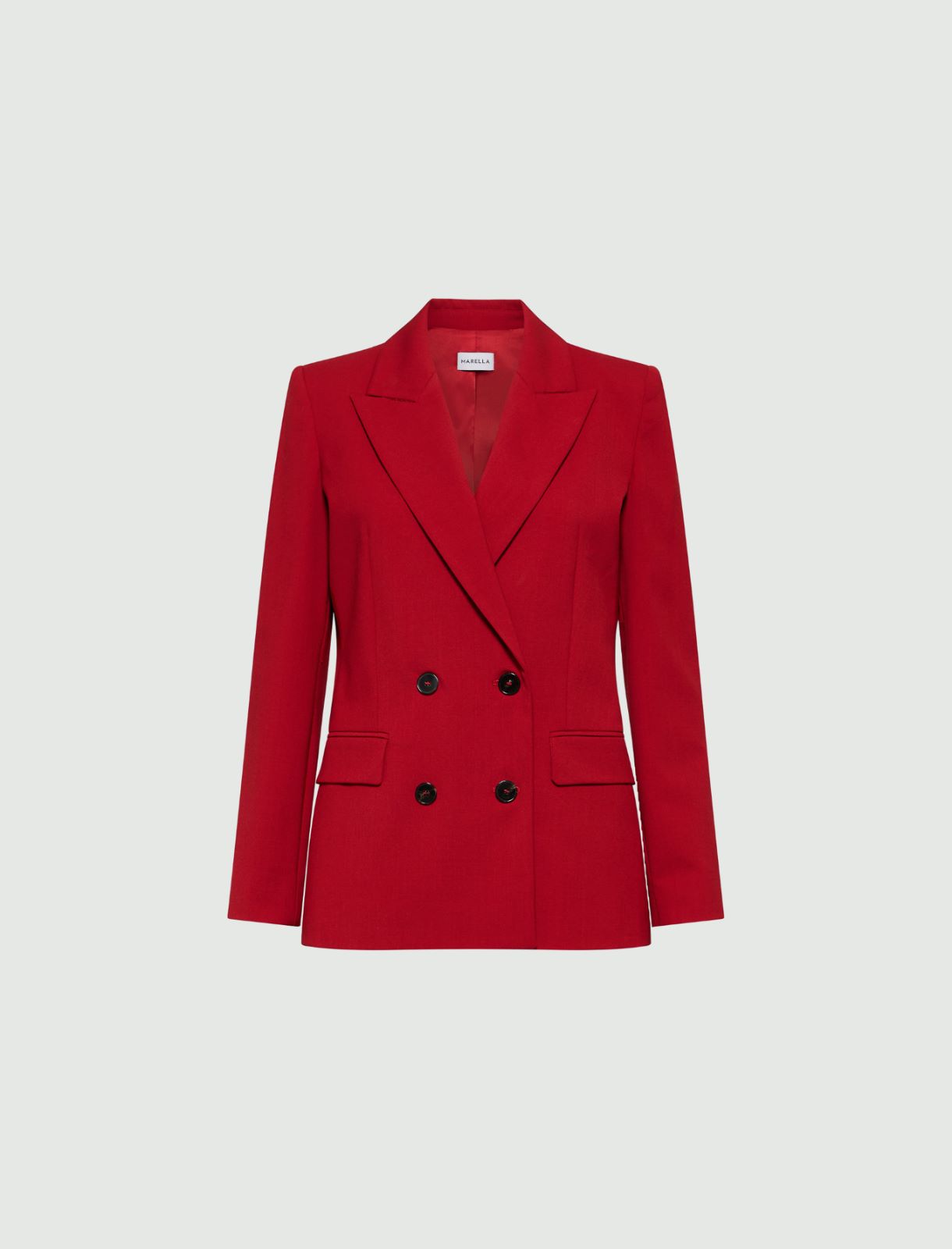 Blazer doppio petto - Rosso scuro - Marella - 2