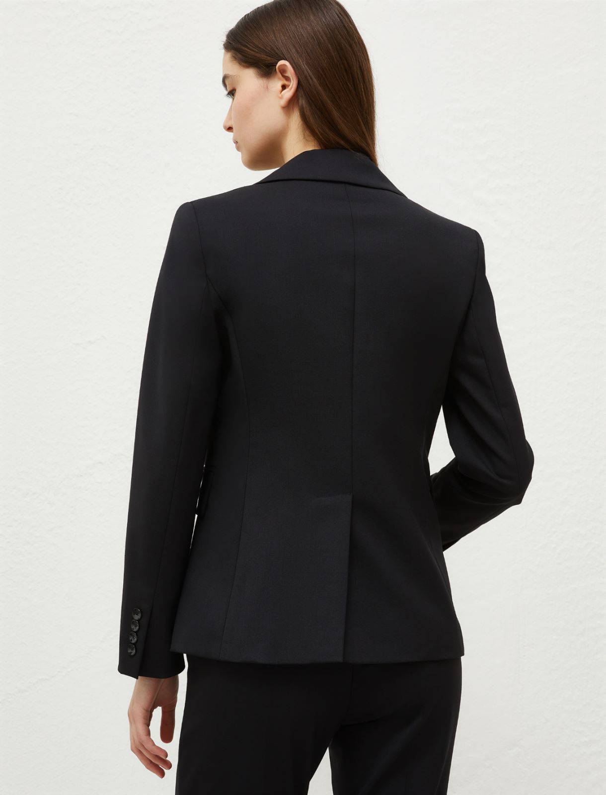 Blazer in gabardina stretch - Nero - Marella - 2