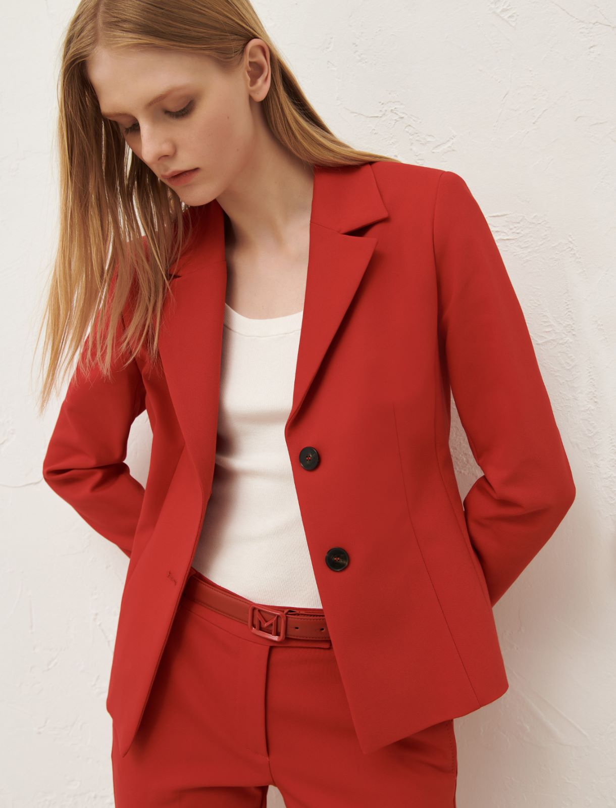 Blazer monopetto - Rosso - Marella - 3