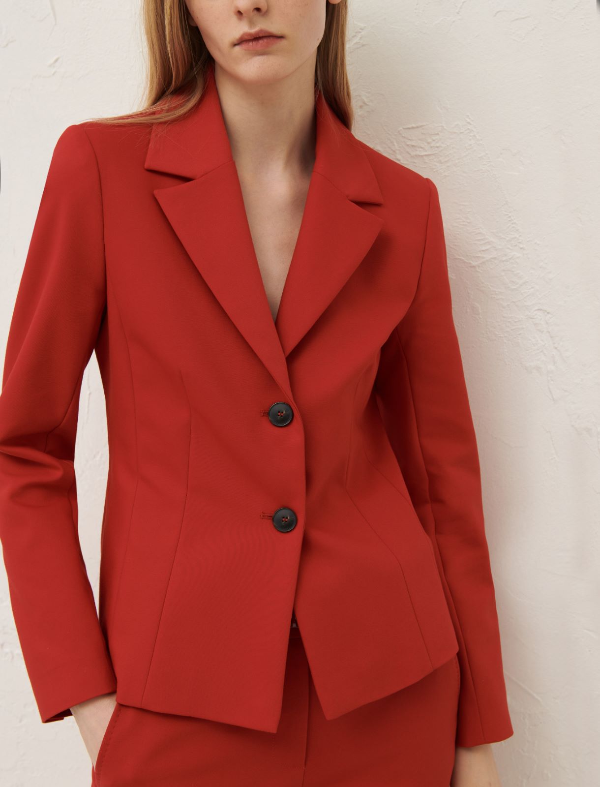 Blazer monopetto - Rosso - Marella - 4