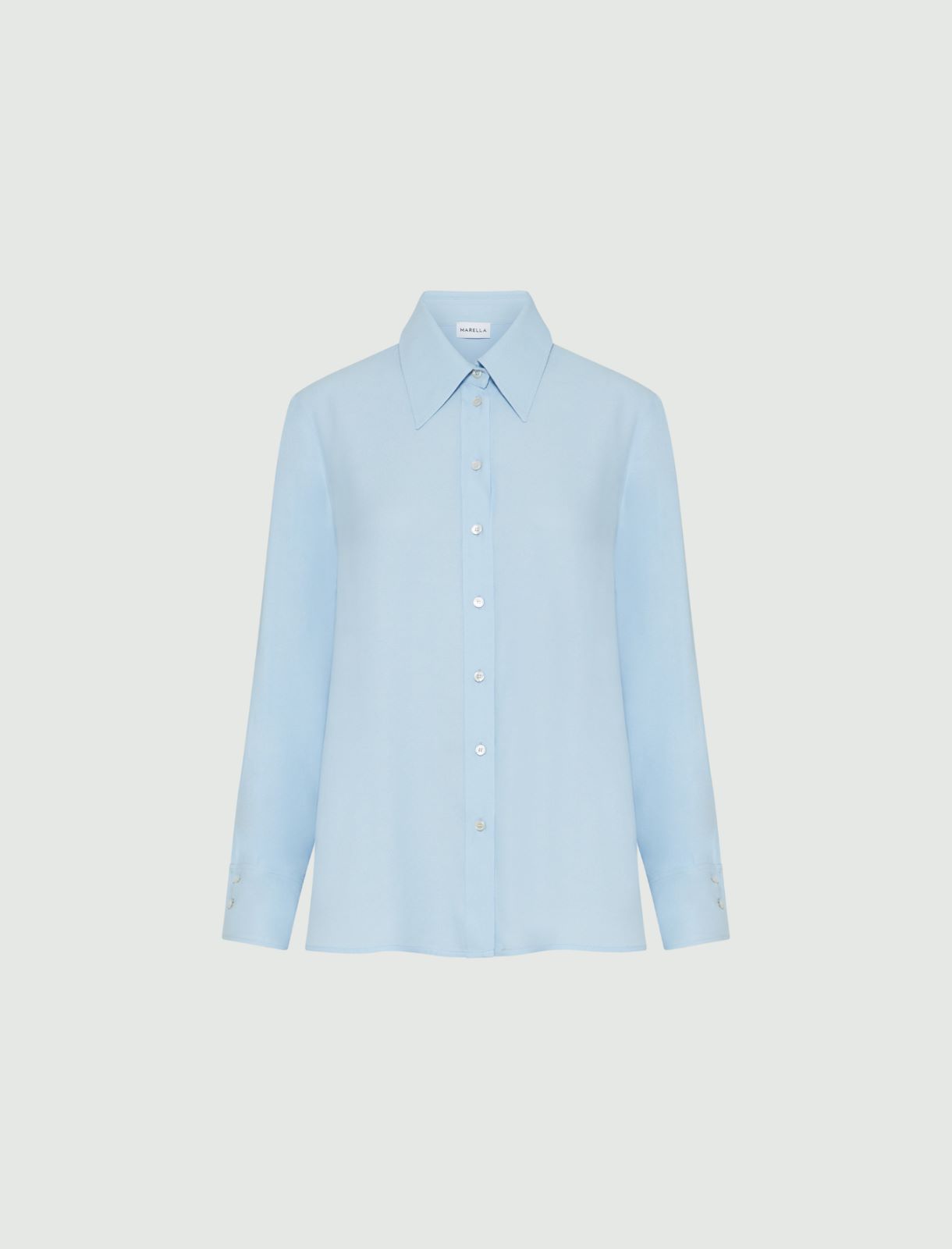 Modal-blend shirt - Light blue - Marella