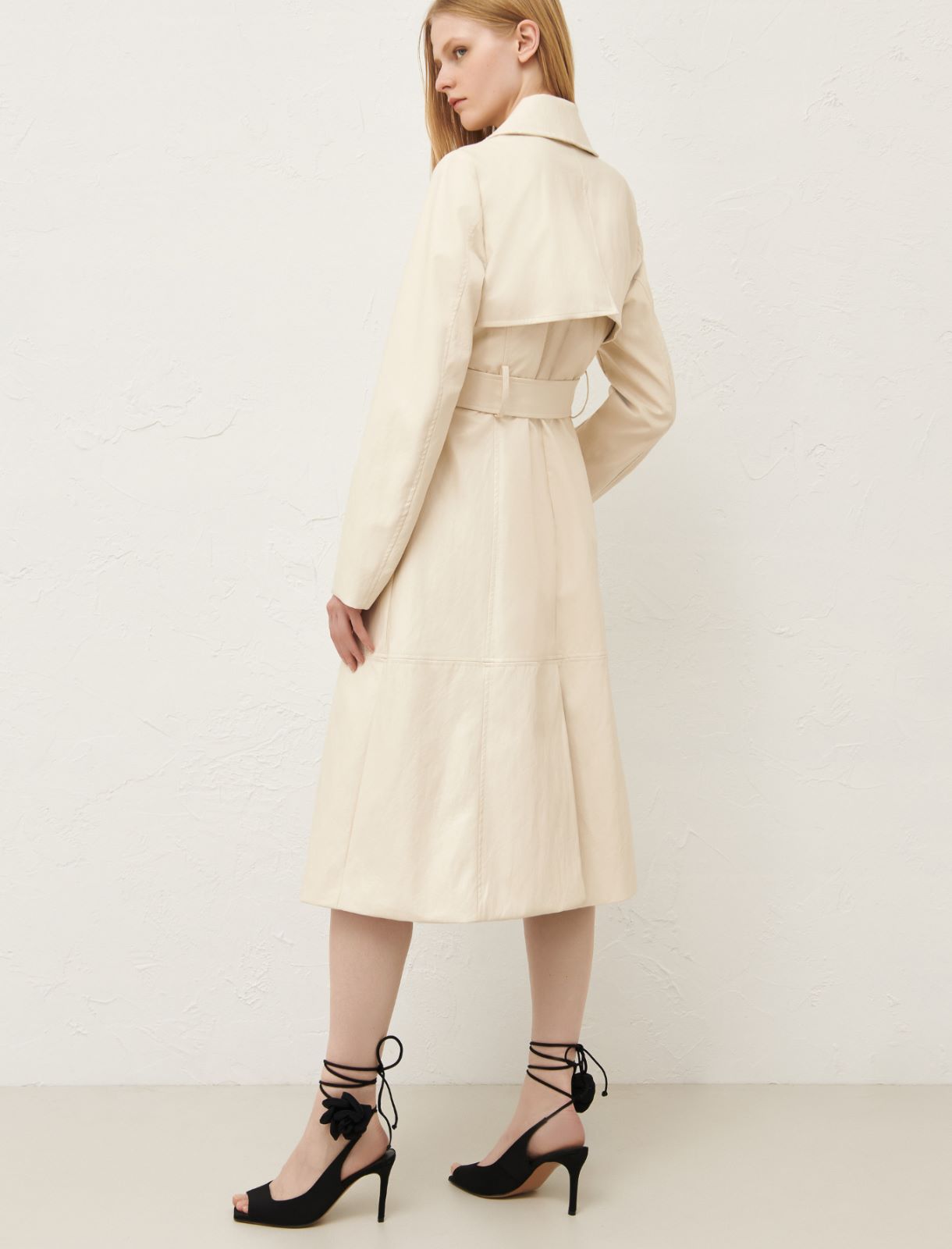 Double-breasted trench coat - Cream - Marella - 2