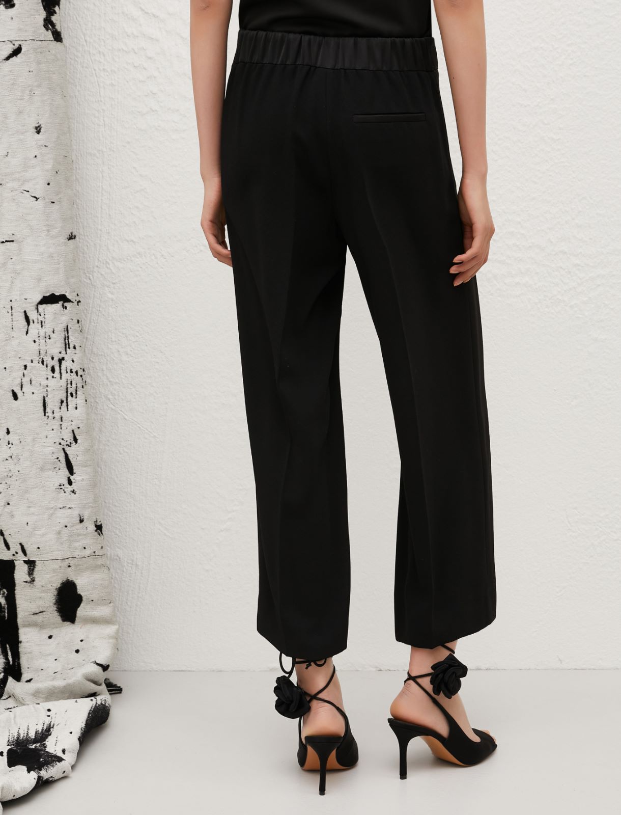 Pantaloni cropped - Nero - Marella - 2