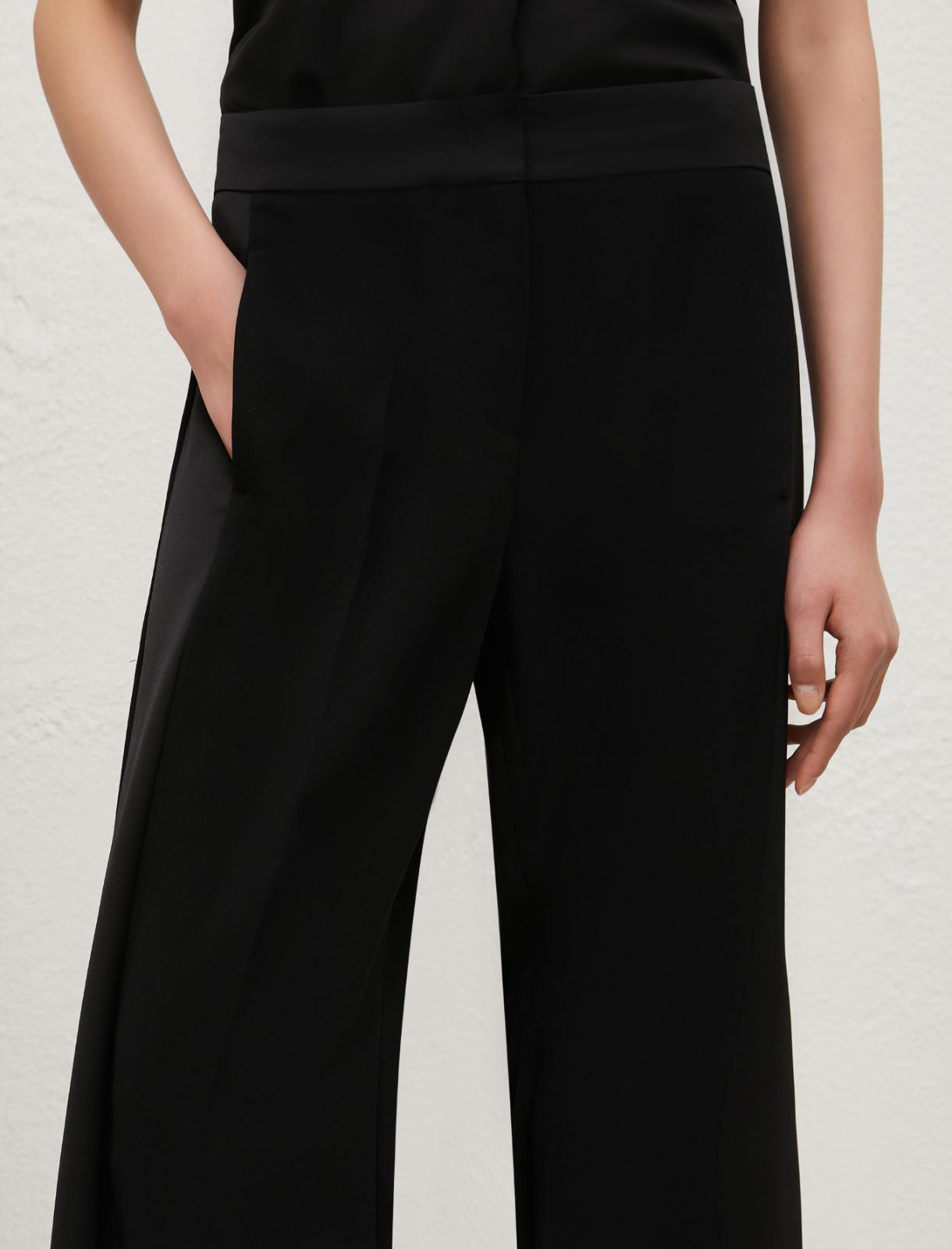 Pantaloni cropped - Nero - Marella - 4