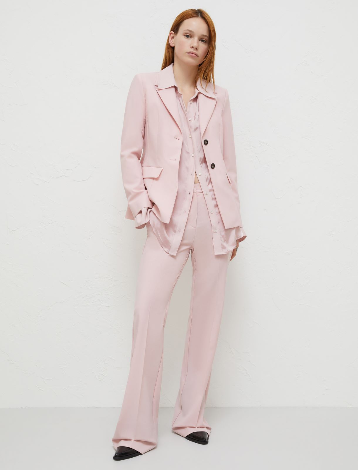 Pantaloni flare - Rosa pastello - Marella