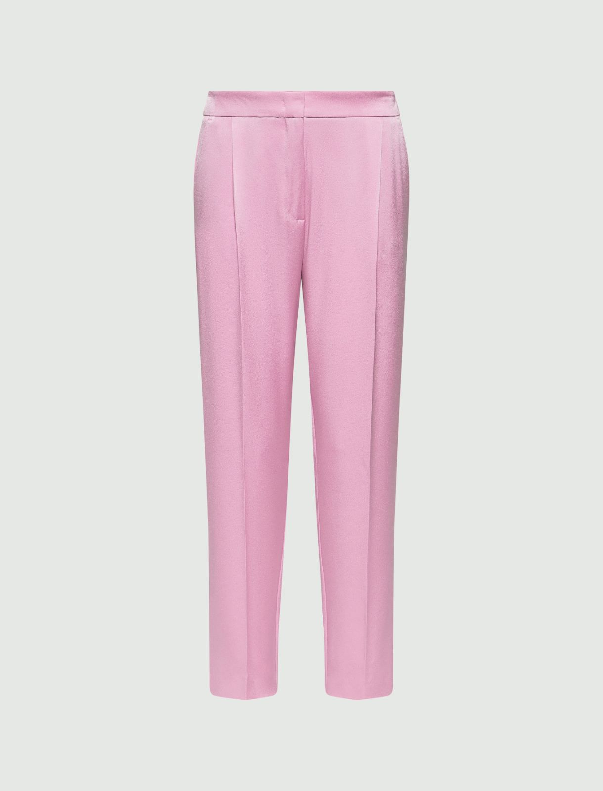 Pantaloni chino in satin - Rosa - Marella - 2