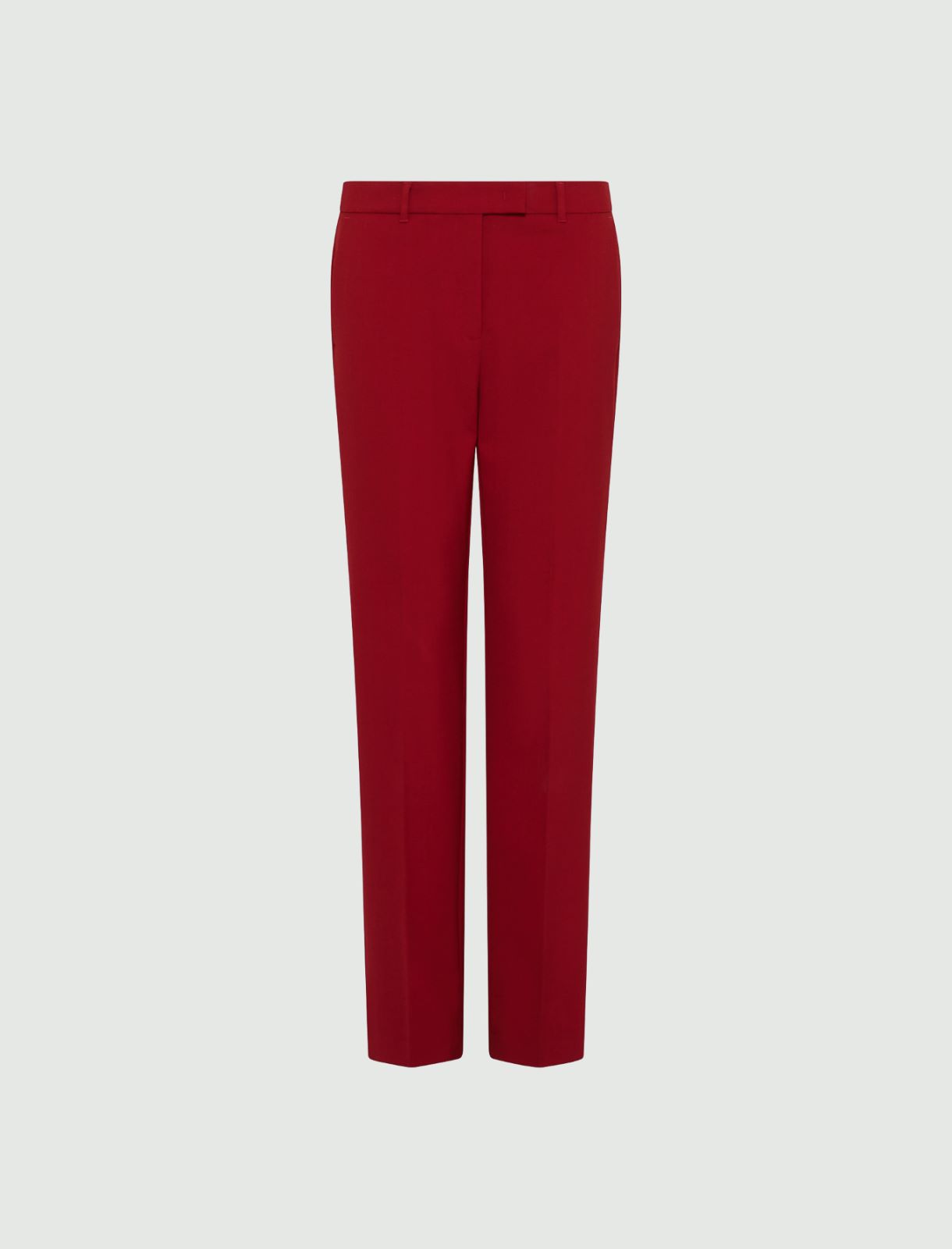 Pantaloni slim sartoriali - Rosso scuro - Marella - 2