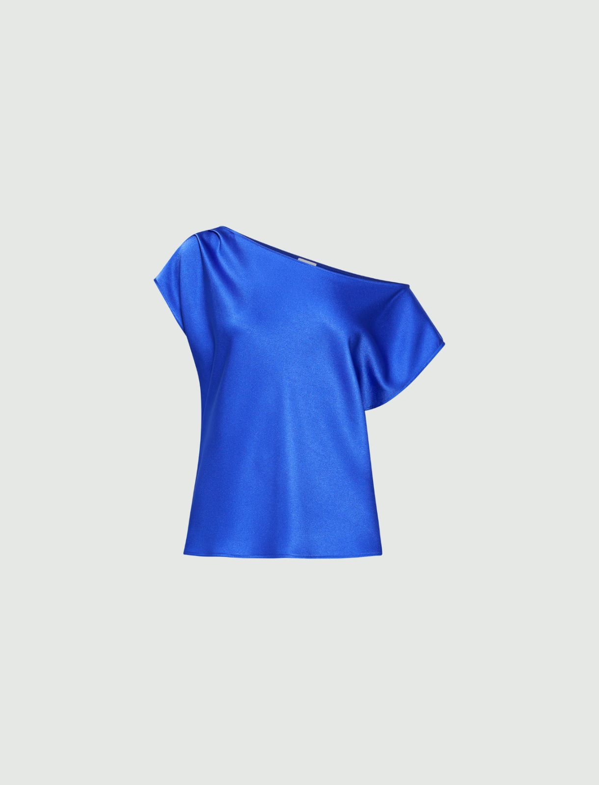 Asymmetrical top, cornflower blue | Marella
