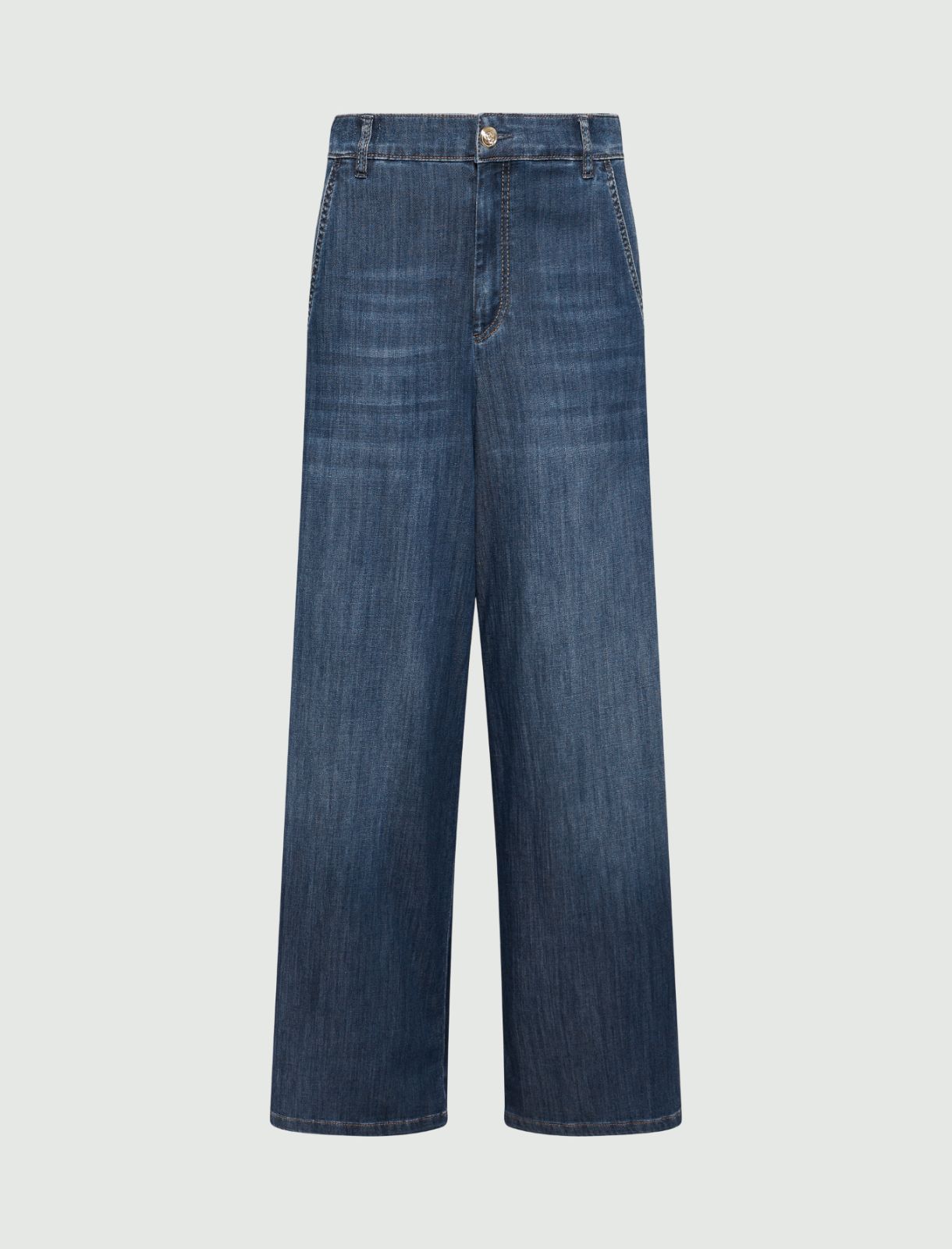 Palazzo jeans, blue jeans | Marella