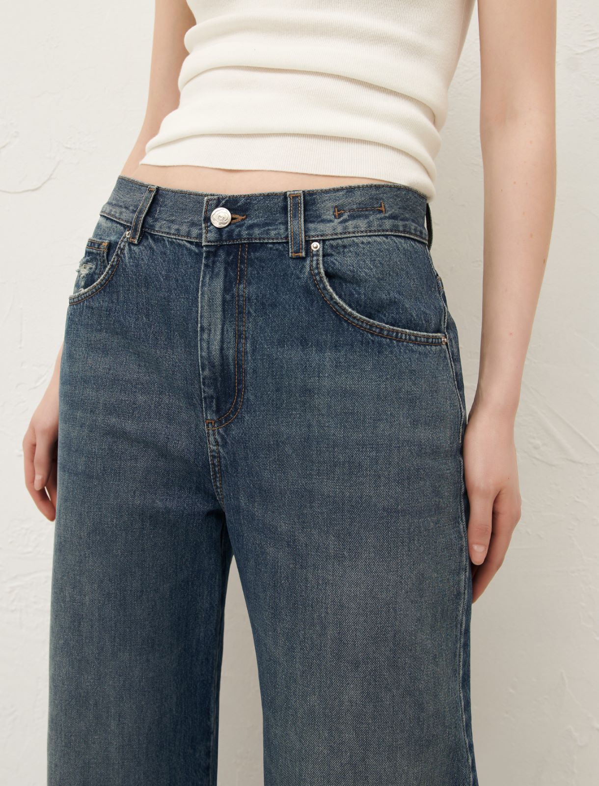 5-pocket jeans - Navy - Marella - 4