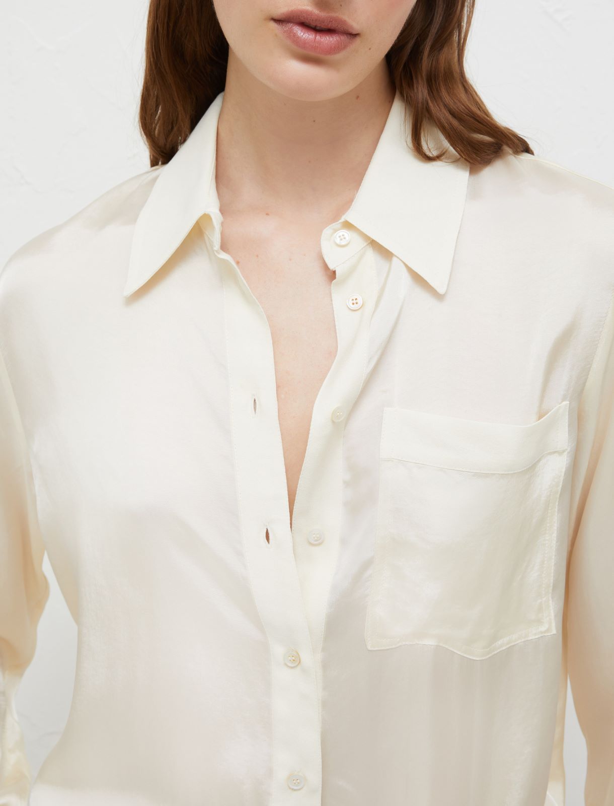 Camicia ampia - Panna - Marella - 4