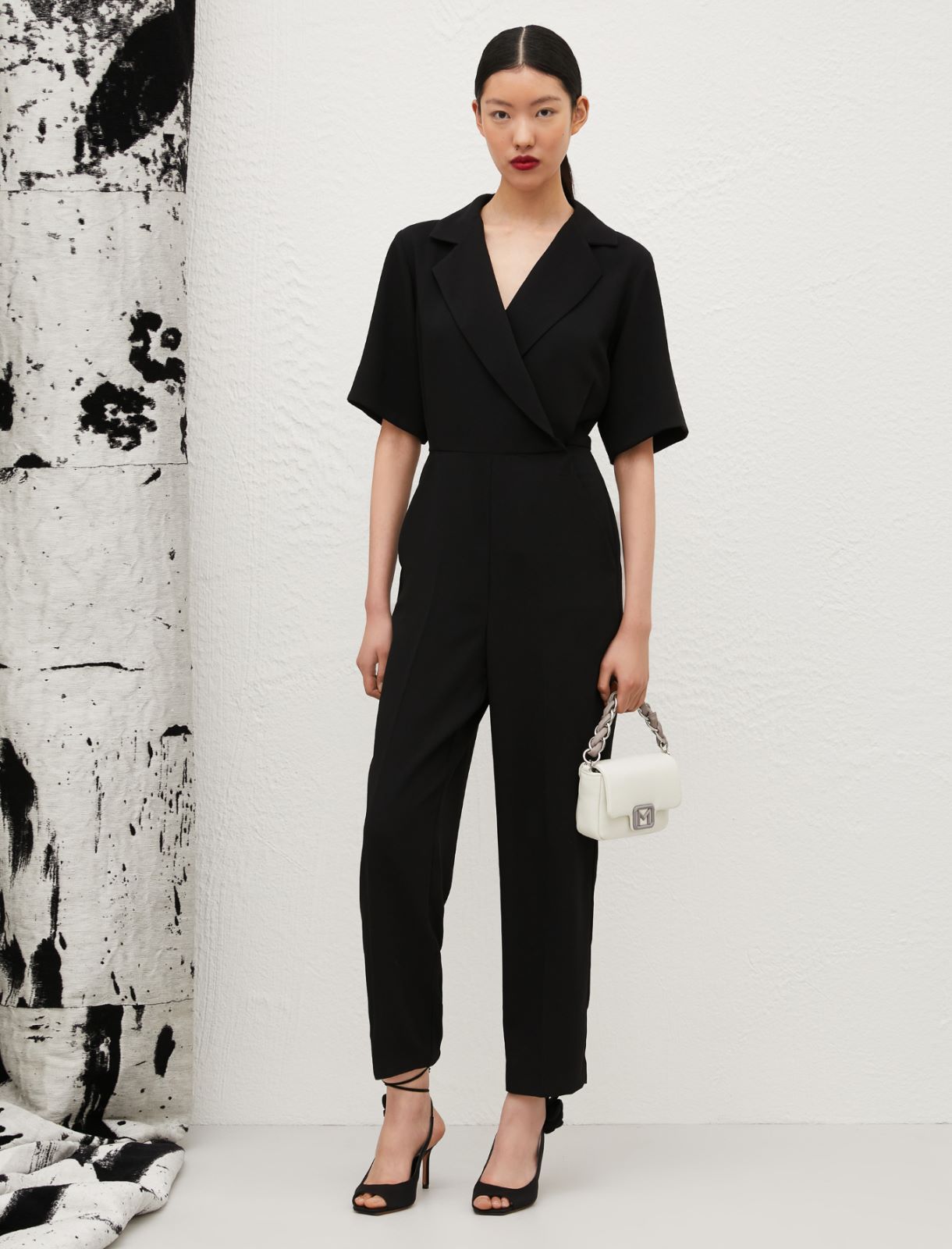 Crepe jumpsuit - Black - Marella - 3