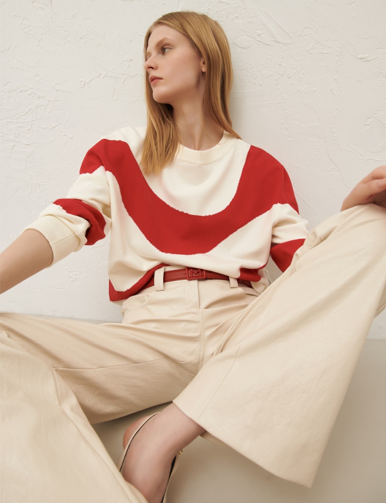 Oversized sweater - Red - Marella