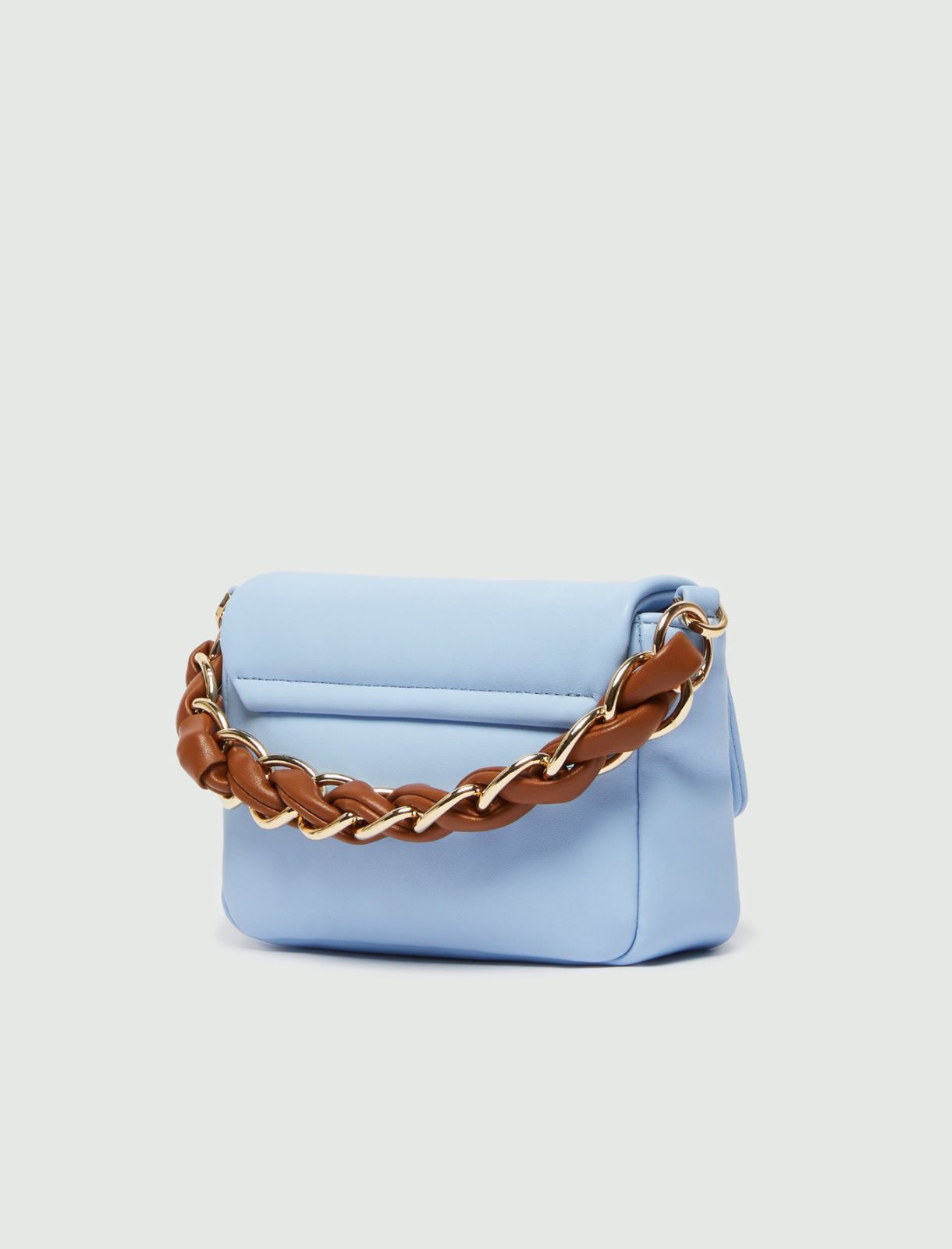 Flapover bag, light blue | Marella