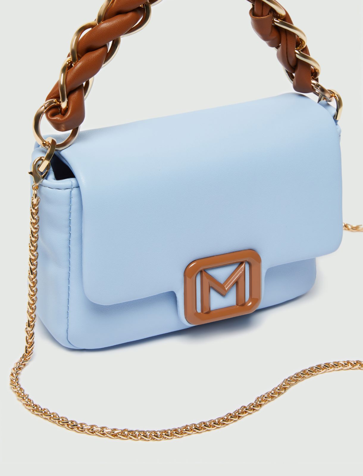 Minibag con logo - Azzurro - Marella - 3