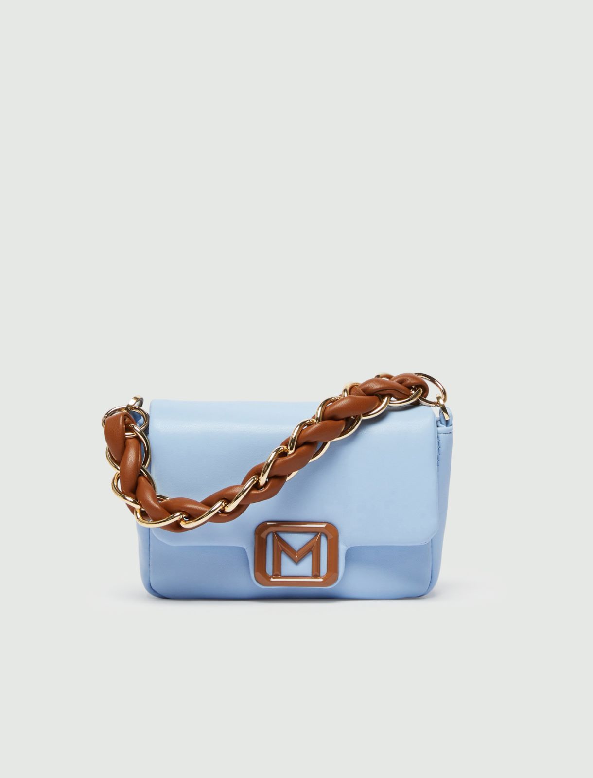 Flapover bag, light blue | Marella