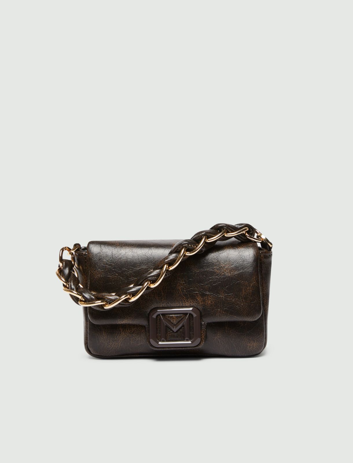 Mini bag con catena - Testa moro - Marella - 2